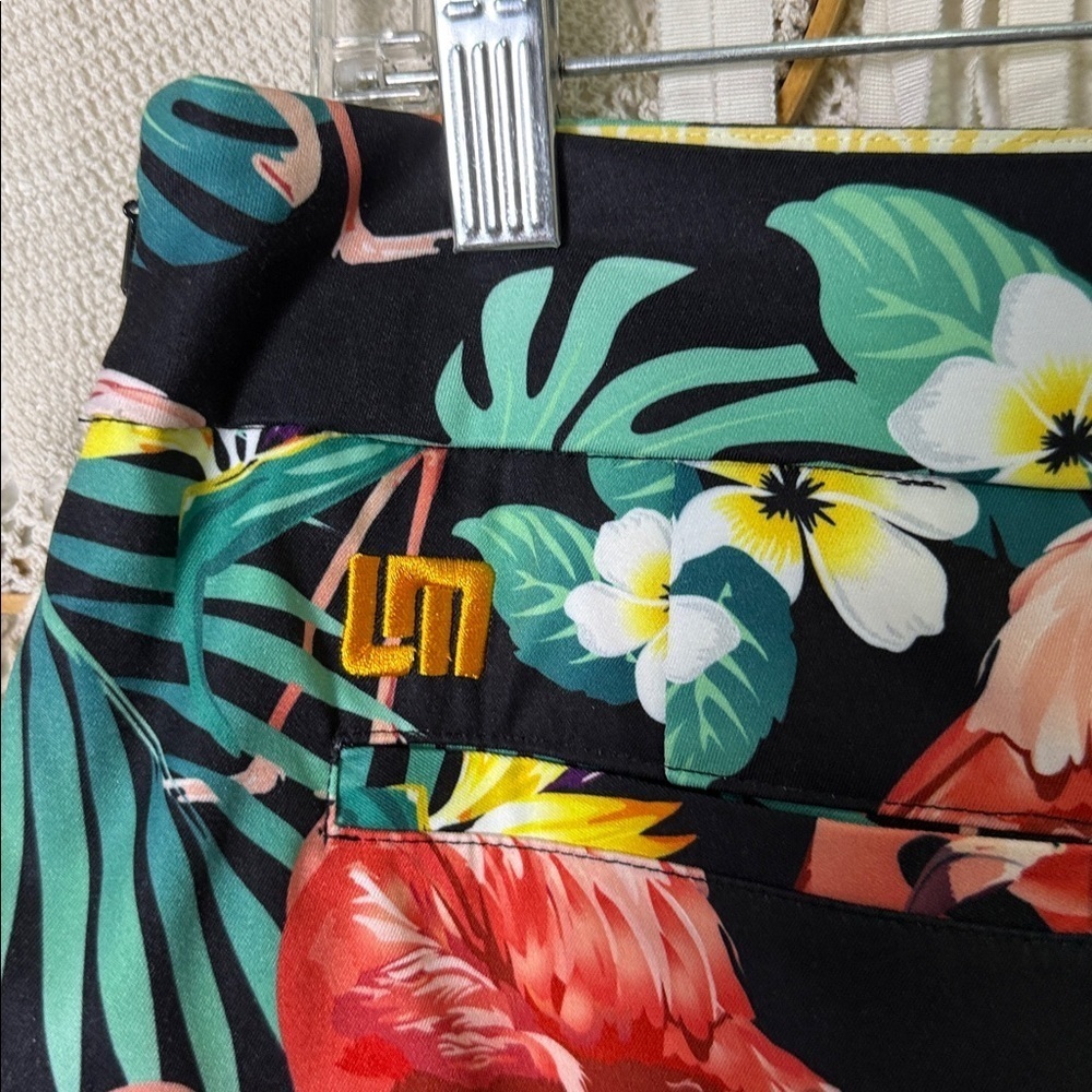 Loudmouth Golf Ladies Flamingo Bay Skort Size US8 - Picture 9 of 12